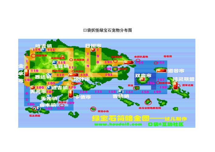 口袋妖怪究极绿宝石II神兽分布汇总:神兽分布位置一览