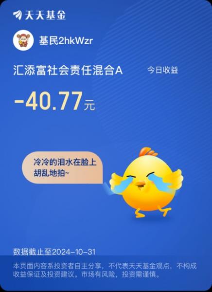 汇添富社会责任基金470028怎么样