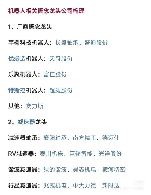机器人龙头股票(国产机器人龙头股)