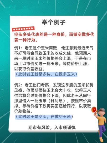 什么叫空头、多头