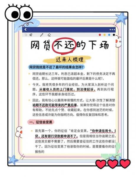 宜人贷不还会怎么处理?