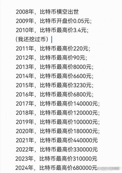 一个比特币值多少钱