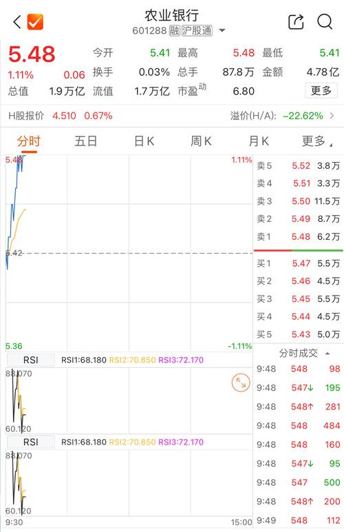 农行银行什么时候上市