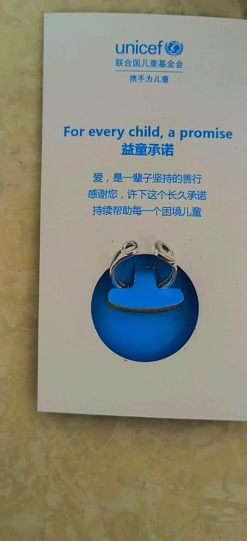 资助联合国儿童基金会每月60元可以给戒指吗